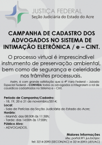 Cadastro de advogado
