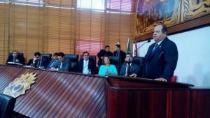 Vice-presidente da OAB/AC, Luiz Saraiva, fez um relato emocionante das dificuldades durante sua formação