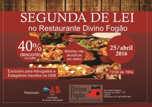 segunda de Lei - Divino Fogão