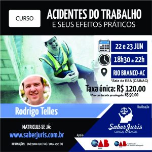 acidentes de trabalho - curso